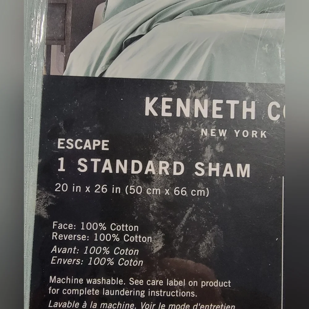 Nwt Kenneth Cole New York Standard Sham Escape